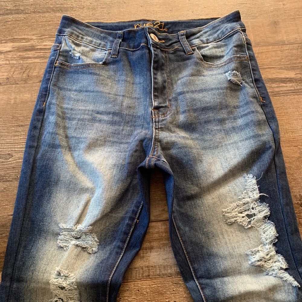 High Rise Ankle Jeggings